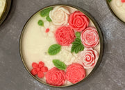 Floral Harmony Urli Candle- 5 Inch